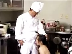 Restaurant chinezesc bucătar fucks fierbinte milf chelneriţă
