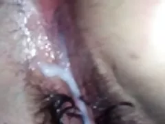 Creampie în păsărică păros